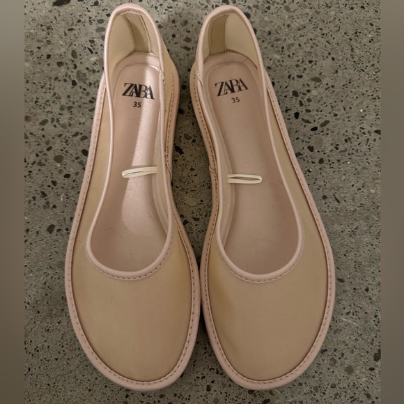 Zara Mesh Ballet Flat - Picture 1 of 2